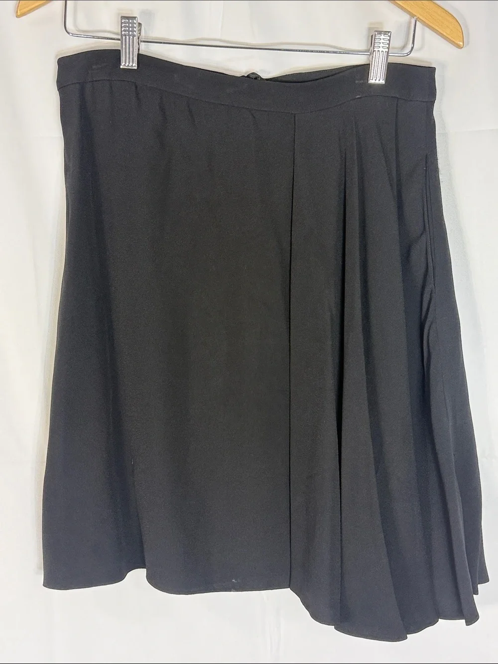 EMPORIO ARMANI BLACK A-LINE SKIRT IT 42 / US 6